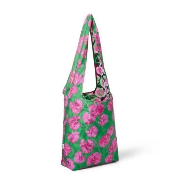 Diane Furstenberg Poppy and Geraniums Reusable Shopping Tote Bag - Picture 1 of 6